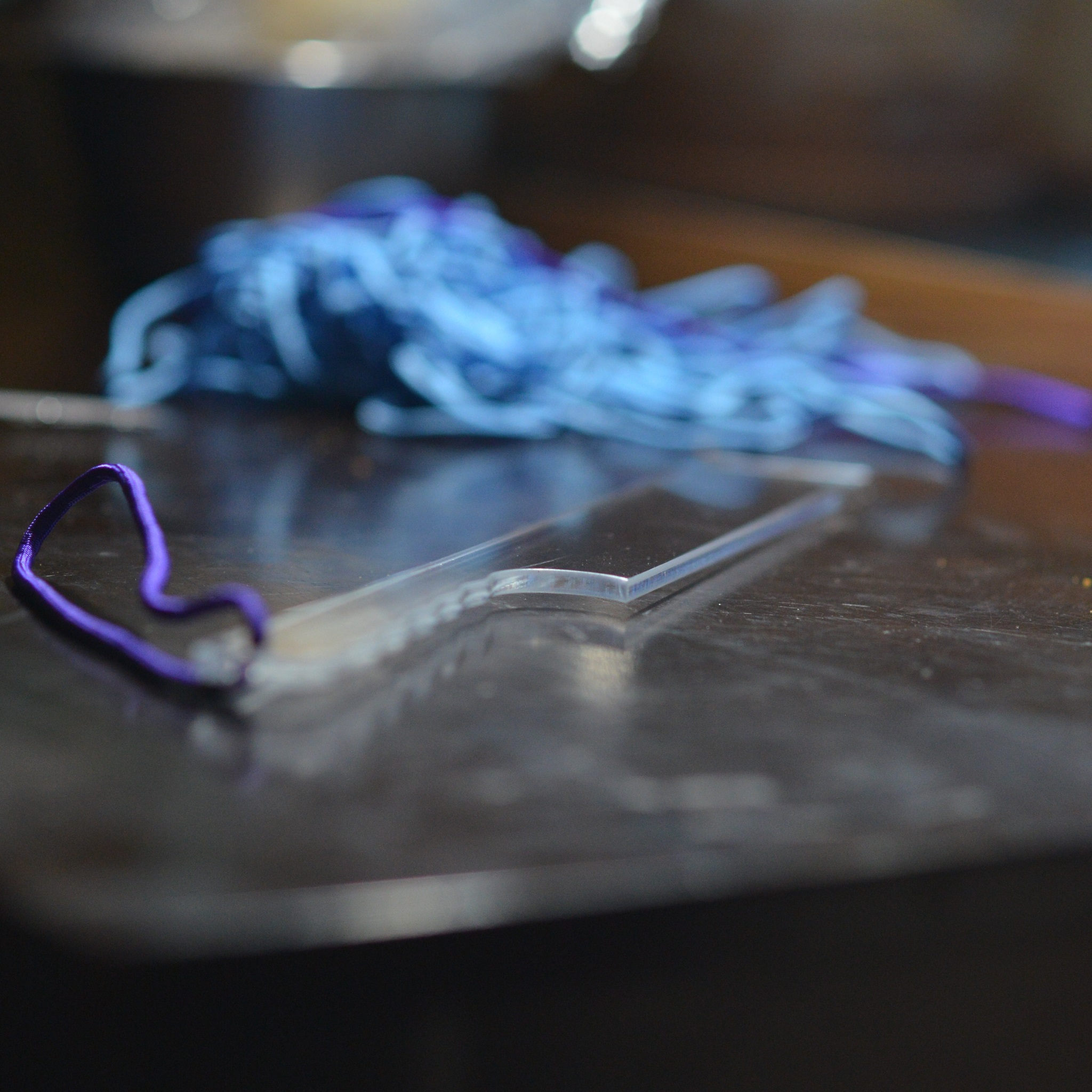DSC_9778 a clear acrylic paddle with a paracord strap